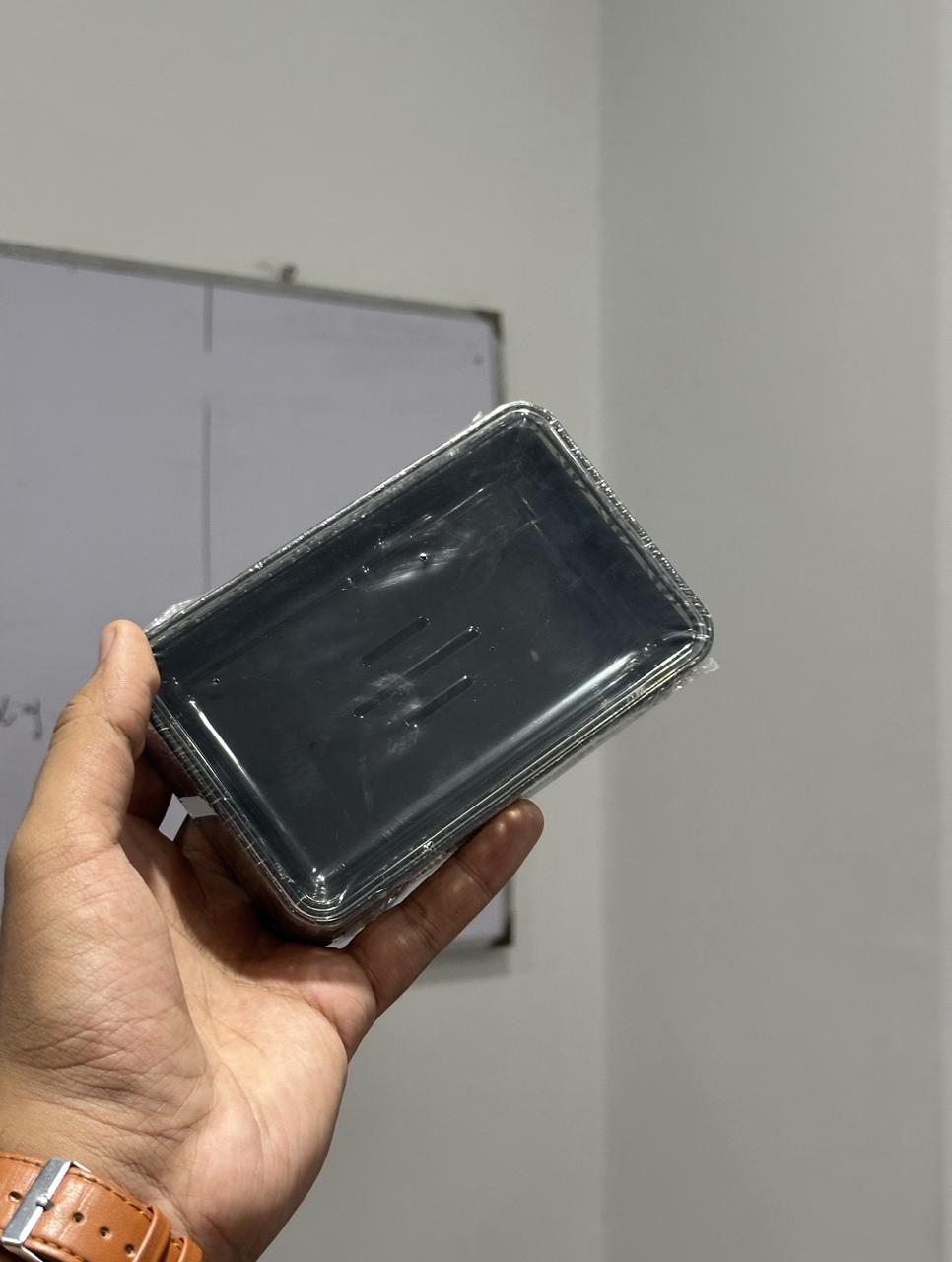 Portable Plastic Soap Box with Drain Tray