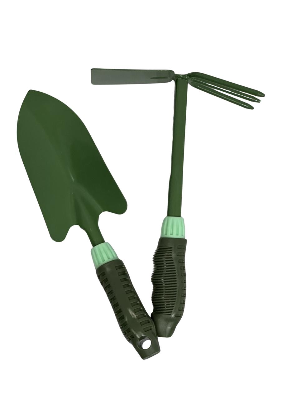 2-Piece Carbon Steel Ergonomic Garden Hand Tool Set