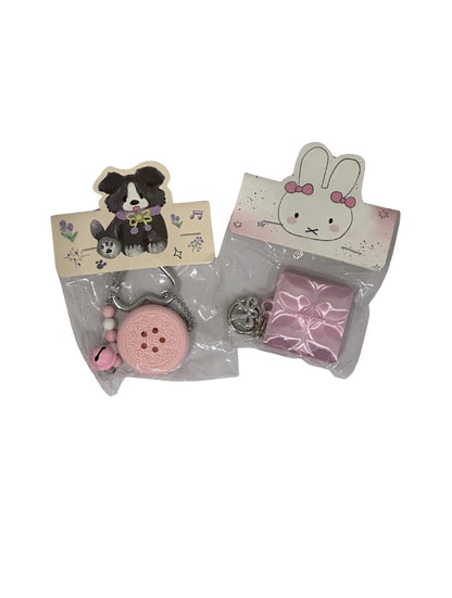 Cute Kawaii Mini Keychain Set