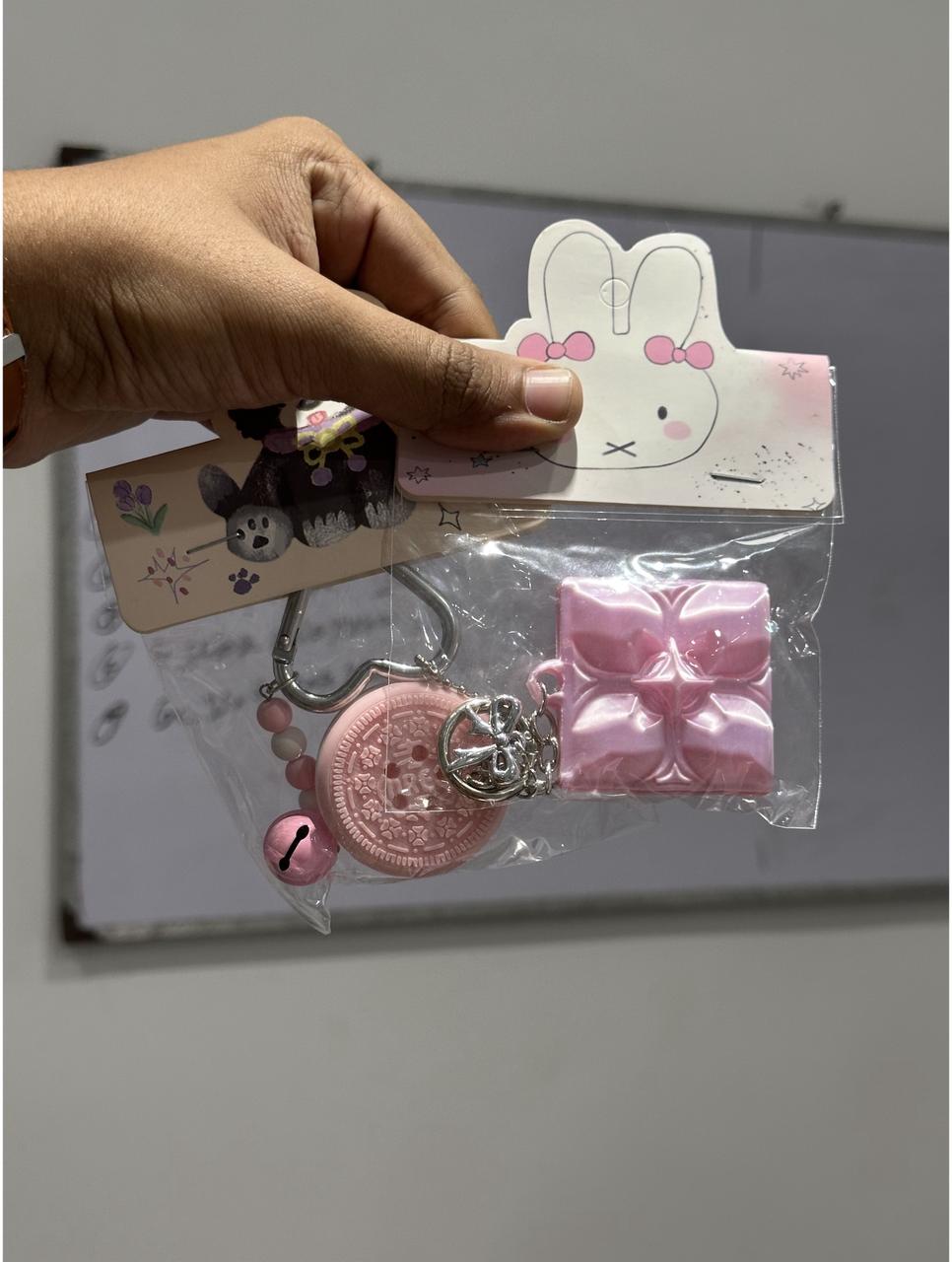 Cute Kawaii Mini Keychain Set