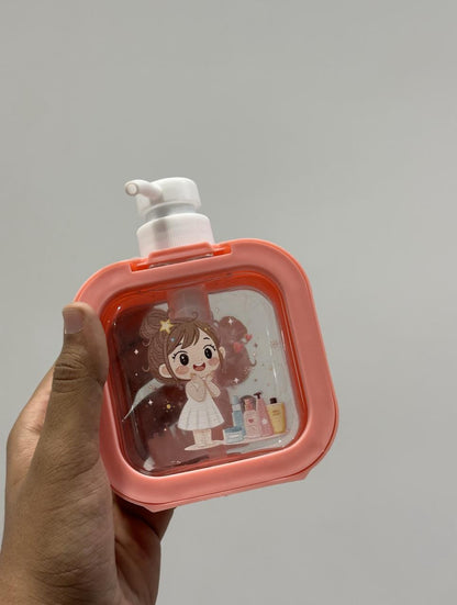 Cute Kawaii Square Pump Dispenser Bottle