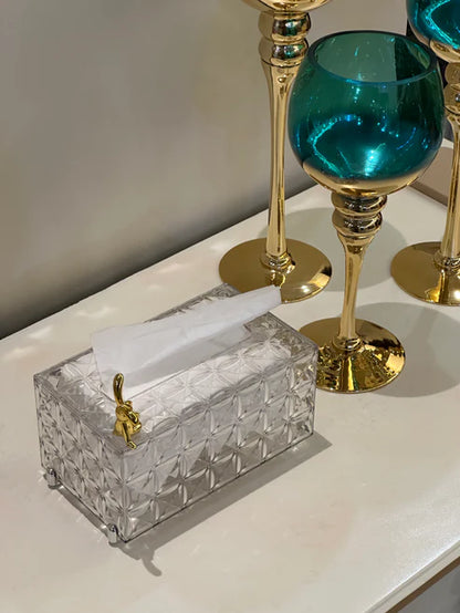 Luxury Crystal Tissue Box
