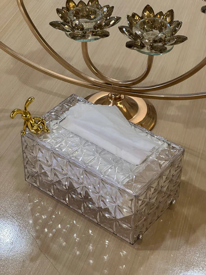 Luxury Crystal Tissue Box