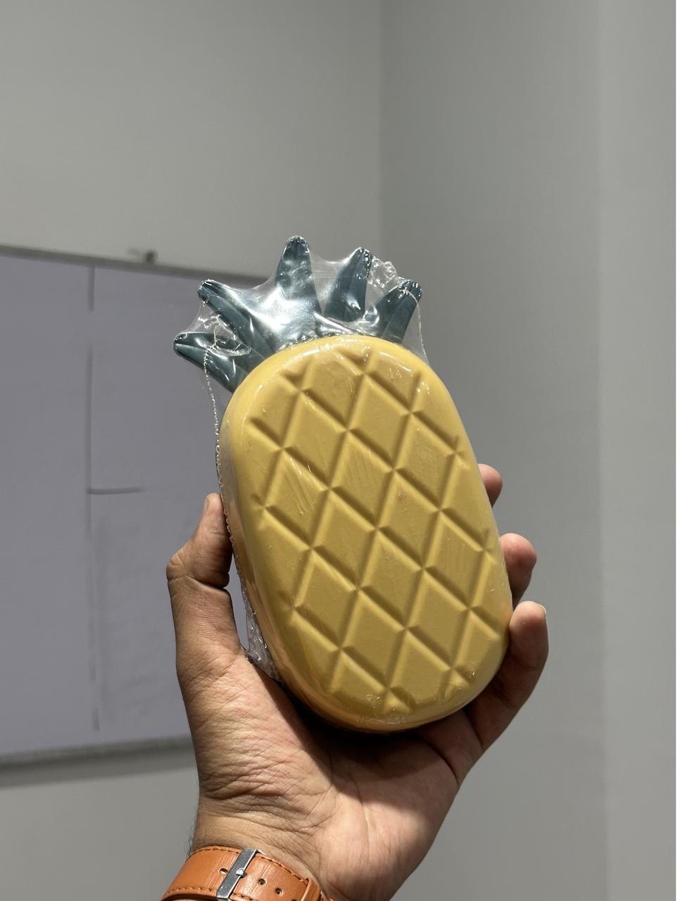 Tropical Pineapple-Shaped Covered Soap Dish