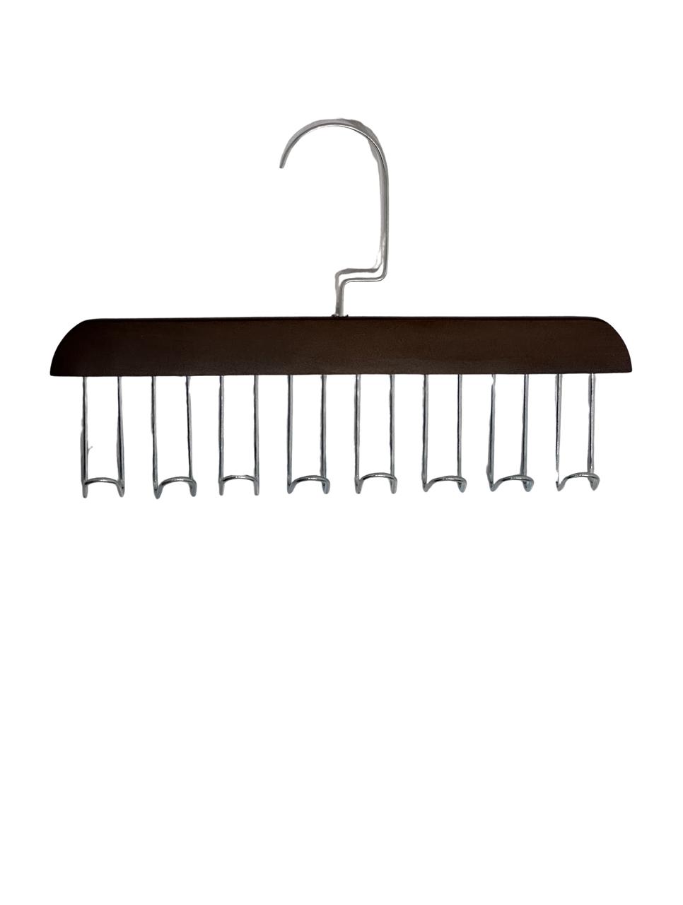 MULTI-HOOK WOODEN HANGER